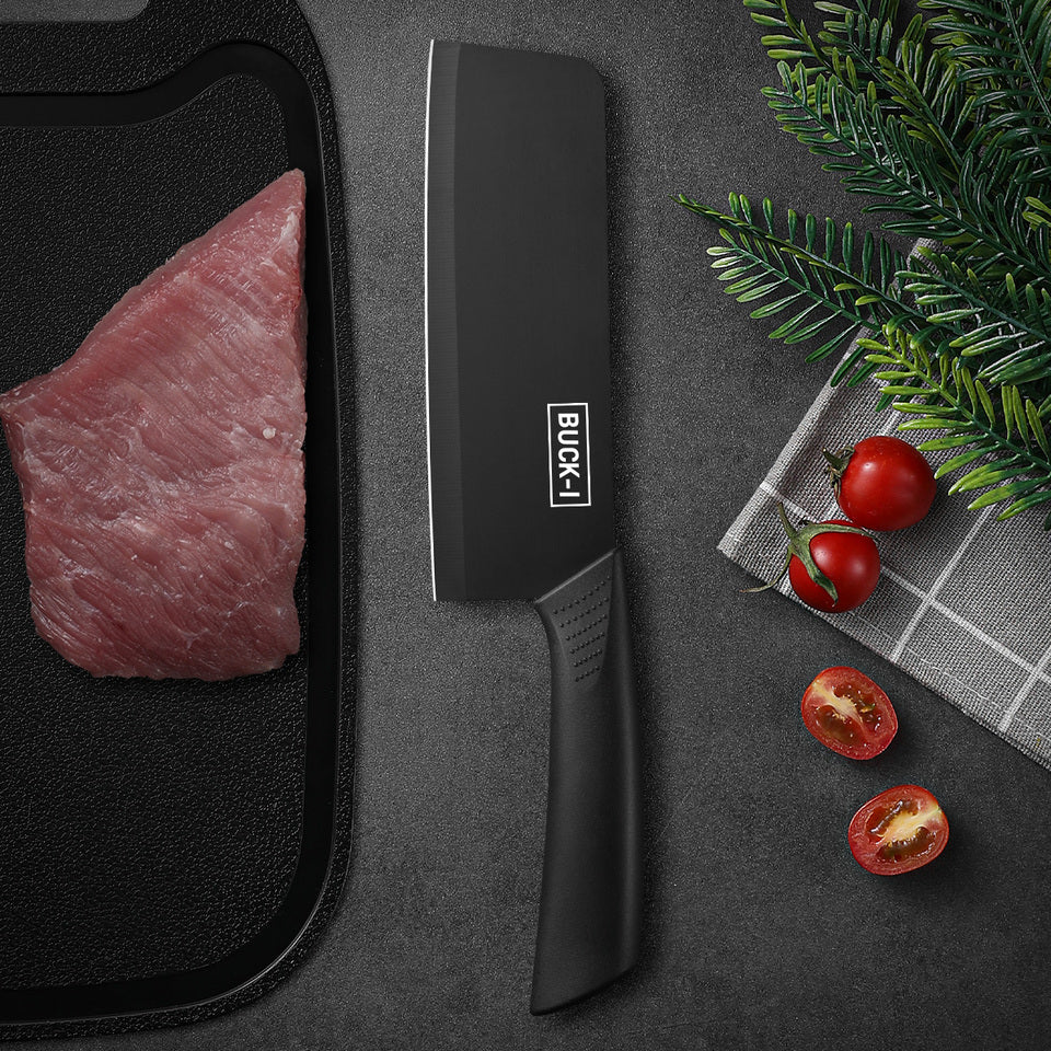 Premium 3-Piece Kitchen Knife Set with Wooden Block