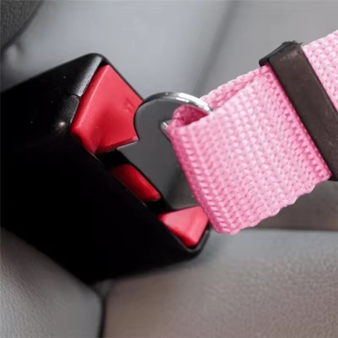 Pet Dog Car Seat Safety Harness - Adjustable Elastic Buffer Anti-Shock Leash, Anti-Pull Vehicle Safety Strap for Dogs & Cats Travel