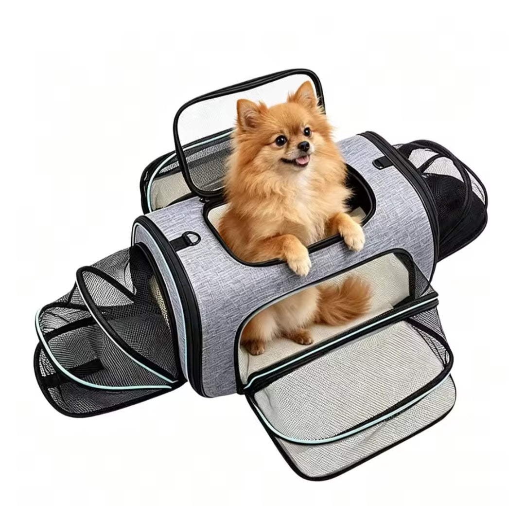 Pet Carrier Backpack - Portable Breathable Foldable Light Comfort Travel Bag for Cats Dogs Small Medium Pets