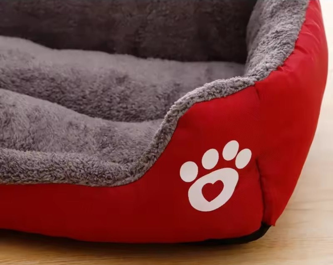 Pet Large Dog Bed - Warm House Candy-Colored Square Nest Kennel for Small Medium Large Dogs, Cats & Puppies