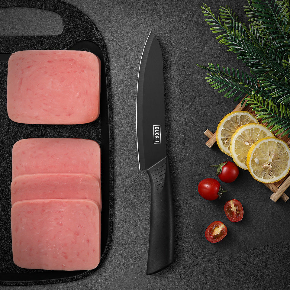 Premium 3-Piece Kitchen Knife Set with Wooden Block